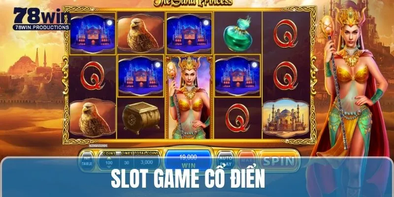 Những hình thức game slots có mặt trên nền tảng 78win